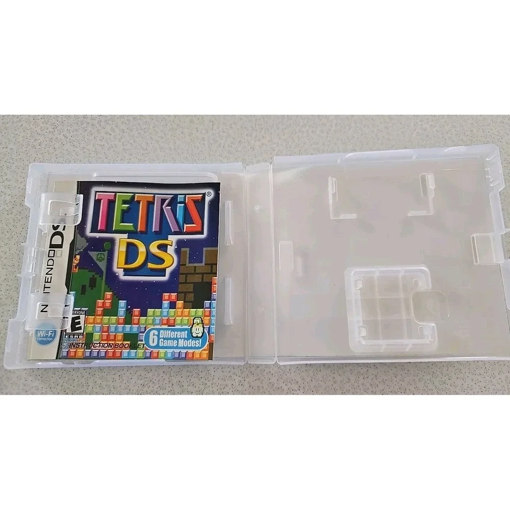 Tetris DS Nintendo‎ DS CASE + MANUAL ONLY *****NO GAME ***** CLEAN!!!!